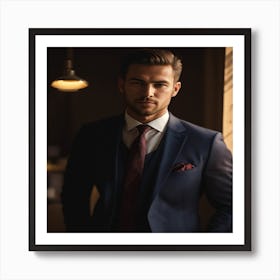 Man In A Suit 1 Art Print