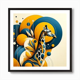 Giraffe 02 Art Print