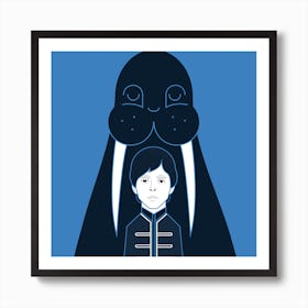 The Walrus Was Paul Square Art Print