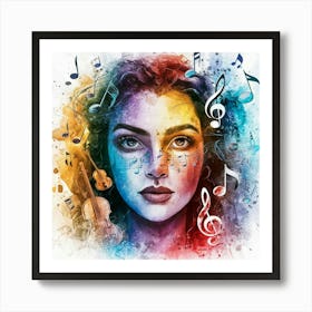 Music Notes 2 Art Print