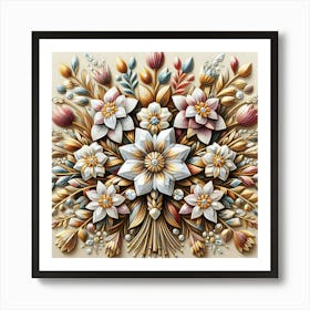 Bouquet Of Flowers 7 Art Print