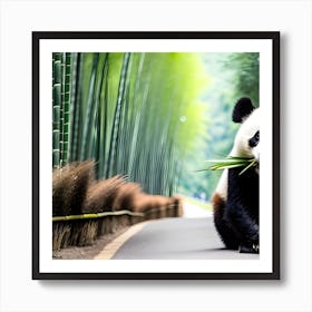 Panda Bear 3 Art Print