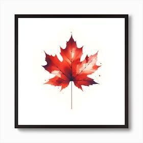 Canadian Maple Leaf Art Print