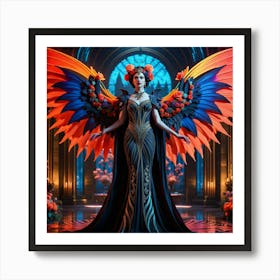 Angel Of The Night 2 Art Print