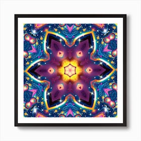 Psychedelic Star 4 Poster