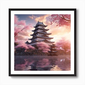 Japanese Pagoda Art Print