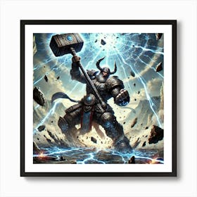 Arin Stonebreaker Earthquake Smash Art Print