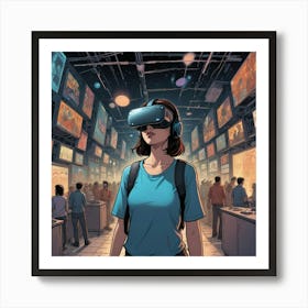 Vr Headsets 3 Art Print