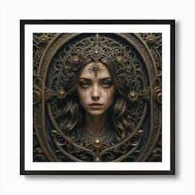 Gothic Portrait Art Print