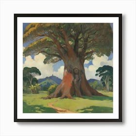 The Big Tree Te Raau Rahi 1891 Paul Gauguin Art Print 0 Art Print