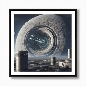 Space City 24 Art Print