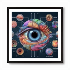 Human Eye Anatomy Art Print