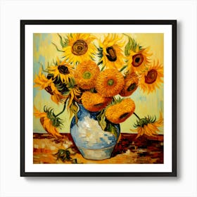 Vincent Van Gogh Sunflowers Art Print