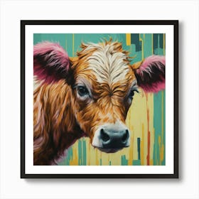 Cute Calf 3 Art Print