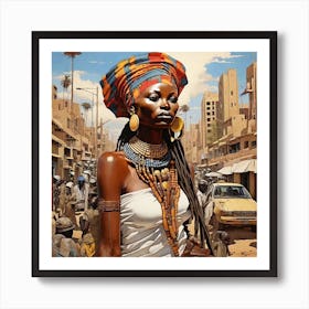 African Woman 2 Art Print