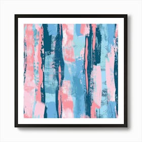 Abstract Brushstrokes 8 Art Print