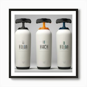 Three Bottles Of Water Art Print