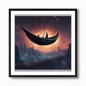 Ship In The Sky Art Print