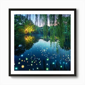 Koi Pond Art Print