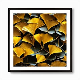 Ginkgo Leaves 5 Art Print