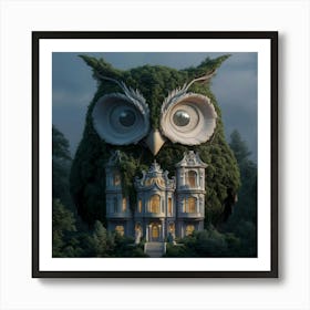 Owl House Art Print