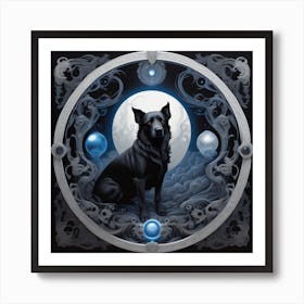 Wolf Moon Art Print