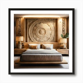 Asian Bedroom Decor 4 Art Print