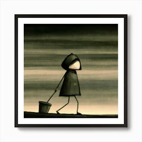 Walk In The Dark Art Print