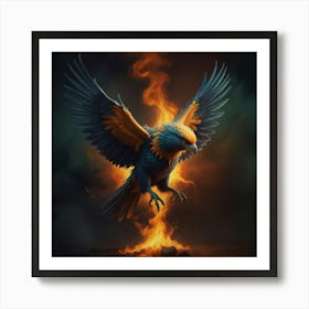 Fire Bird Art Print