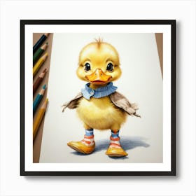 Duck! 41 Art Print