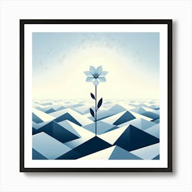 Flower In The Sky 1 Art Print