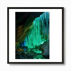 Ice Caves Art Print