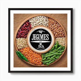 Legumes As A Logo (20) Art Print