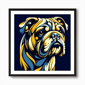 English Bulldog 03 Art Print