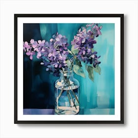 Lilac Flowers Art Print