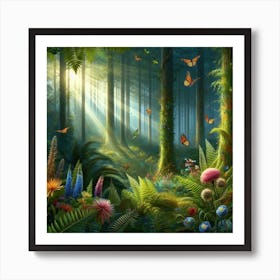 Fairy Forest 6 Art Print