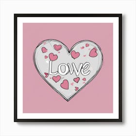 Love Heart Art Print