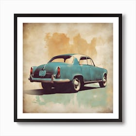 Vintage Car 1 Art Print