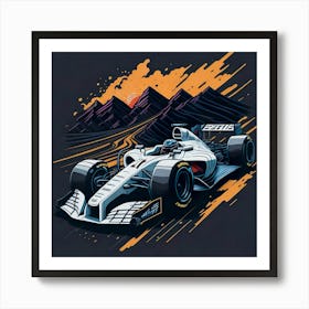 Artwork Graphic Formula1 (78) Art Print