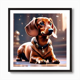 Dachshund Art Print