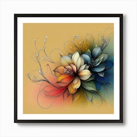 Floral Painting 2 Art Print