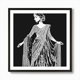 Amazing Paper cutting art works of Elegance 4 Art Print