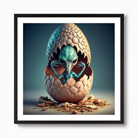 Alien Egg Art Print