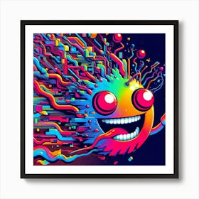 Psychedelic Art 34 Art Print