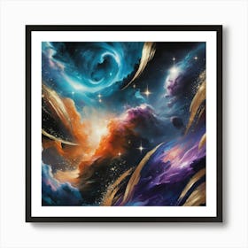 Nebula Art Print