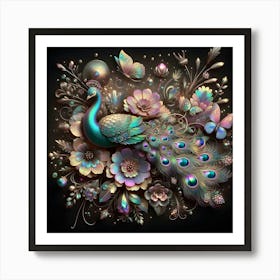 Peacock 23 Art Print