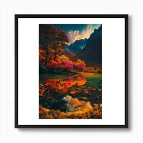 Autumn In The Mountains 2 Art Print