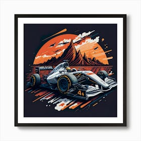 Artwork Graphic Formula1 (129) Art Print