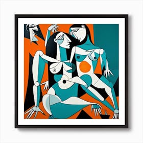 Two Women Art Print