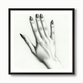 Woman'S Hand Art Print